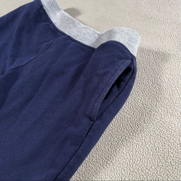 Greendog jean shorts & Open Trails navy blue sweat shorts. Both size 4t - Picture 9 of 10